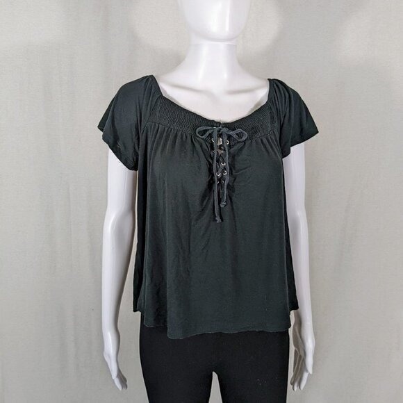 American Eagle AEO Soft & Sexy T Women's Size Medium Black - Picture 1 of 5